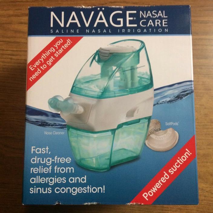 Navage Nasal Irrigation Basic Bundle: Navage Nose Cleaner and 18 SaltPods *NEW