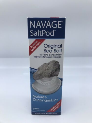 NAVAGE SALT POD ORIGINAL SEA SALT NASAL IRRIGATION 20 SALTPOD CAPSULES DE 20141
