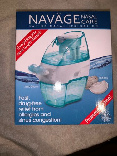 Navage Nose Cleaner and 18 Salt PodsBRAND NEW SHIPS TODAY***FREE SHIPPING***