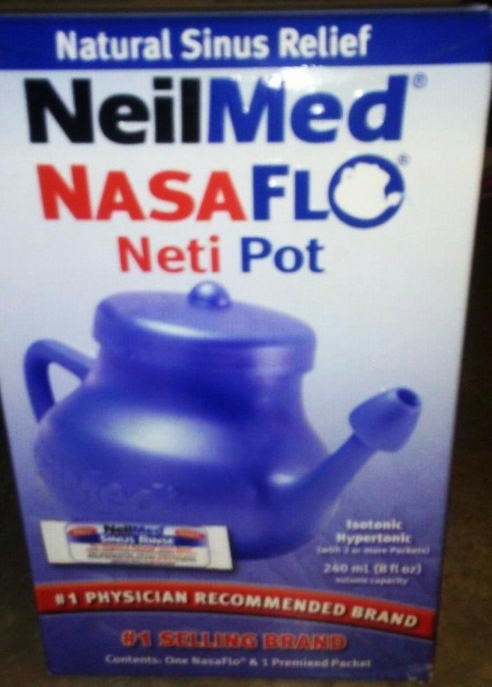 NeilMed NETI POT Nasal Irrigator ~ Colds & Allergy Relief ~ New Sealed ~ @LOOK@