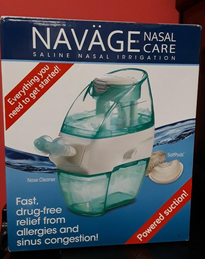 NEW NAVAGE BUNDLE: Nose Cleaner & 18 SaltPods ($89.95) Neti Pot