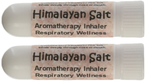 Two HIMALAYAN SALT Inhalers! SET OF 2 Respiratory Wellness. Sinus & Lung Relief.