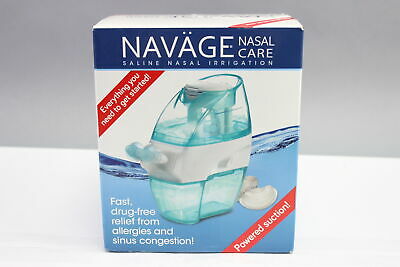 NEW Navage Nasal Irrigation Basic Bundle: Navage Nose Cleaner and 18 SaltPods