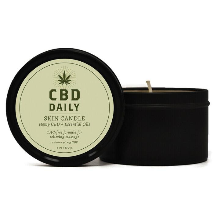 CBD Daily 3-in-1 Massage Candle Moisturizes and soothes skin Reduces stress