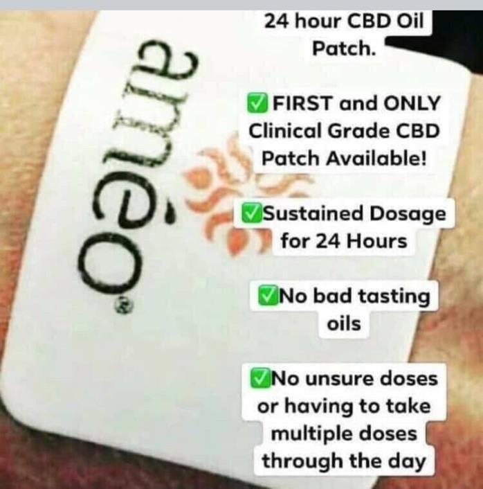 AMEO CBD TRANSDERMAL PATCH ***24 HOUR RELEASE***FREE SHIPPING***30 DAY SUPPLY*