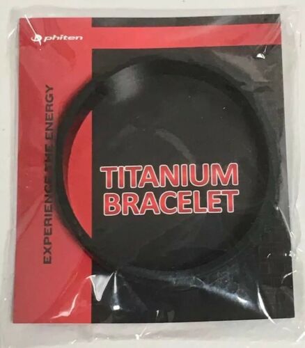Phiten Titanium Bracelet XLTE6201 New in Package