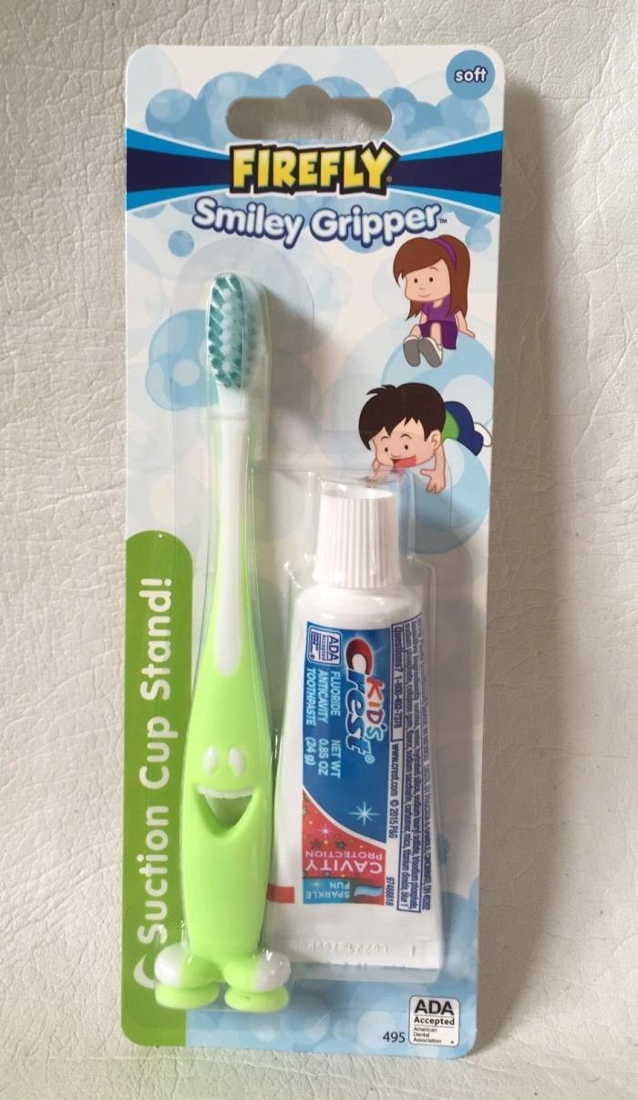 Firefly Smiley Gripper Toothpaste and Toothbrush for kids