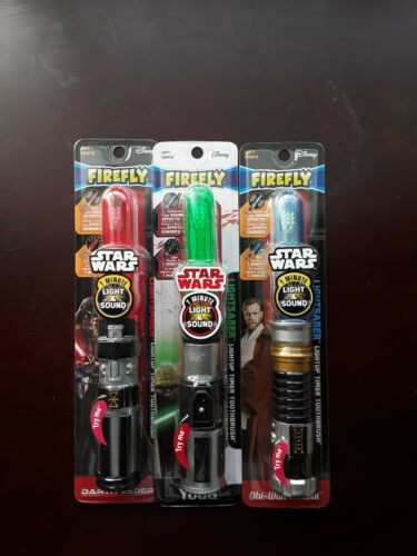 firefly star wars lightsaber toothbrush lot of 3.