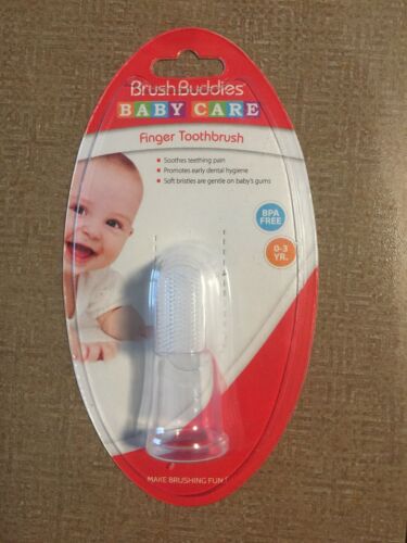 Brush Buddies, Baby Care, Finger Toothbrush, 0-3 YR, 1 Finger ToothBrush - NEW!!