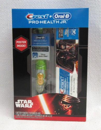 Disney Star Wars Crest Oral-B Pro Health Jr. Toothbrush Yoda