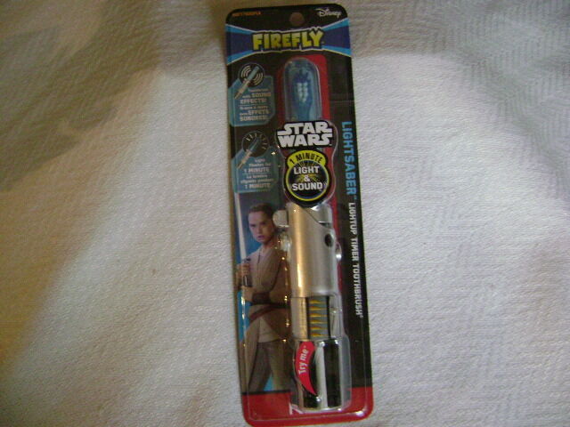 REY -Firefly Star Wars Lightsaber Light-Up  Timer Toothbrush