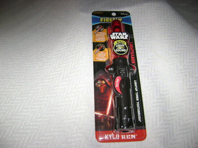 KYLO REN - Firefly Star Wars Lightsaber Light-Up  Timer Toothbrush