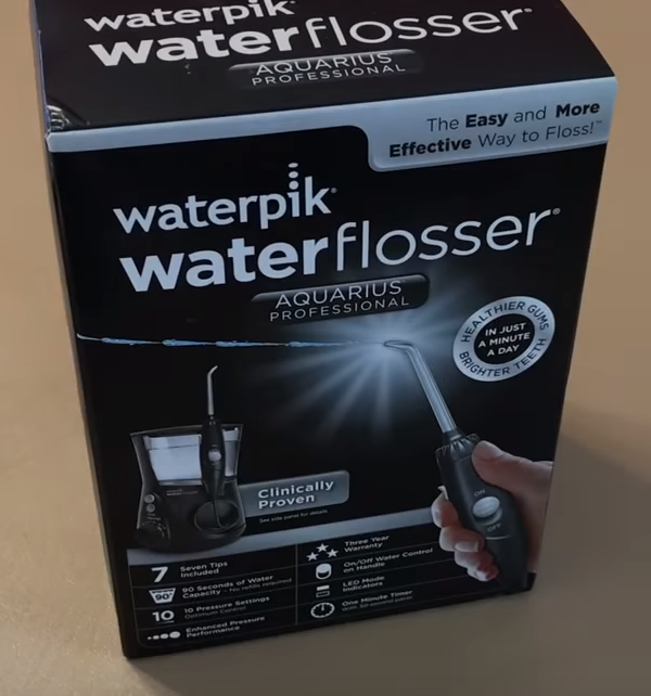 Waterpik Water Flosser ADA Accepted WP-662 Aquarius, Black