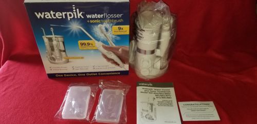 Waterpik Water Flosser + Electric Sonic Toothbrush Gums Braces WP-850w NEW