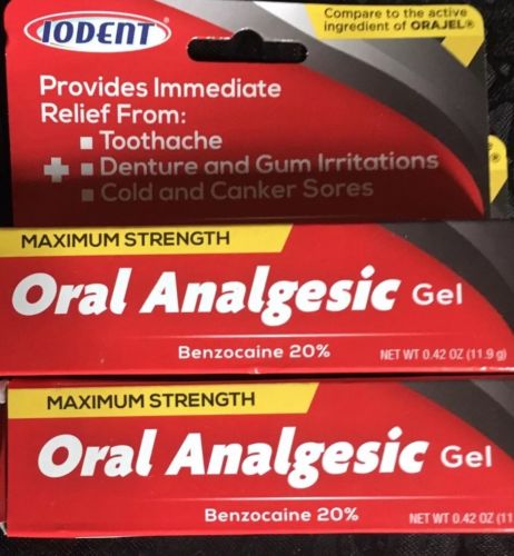 2 ORAL ANALGESIC. 20% BENZOCAINE. COMPARE TO ORAJEL