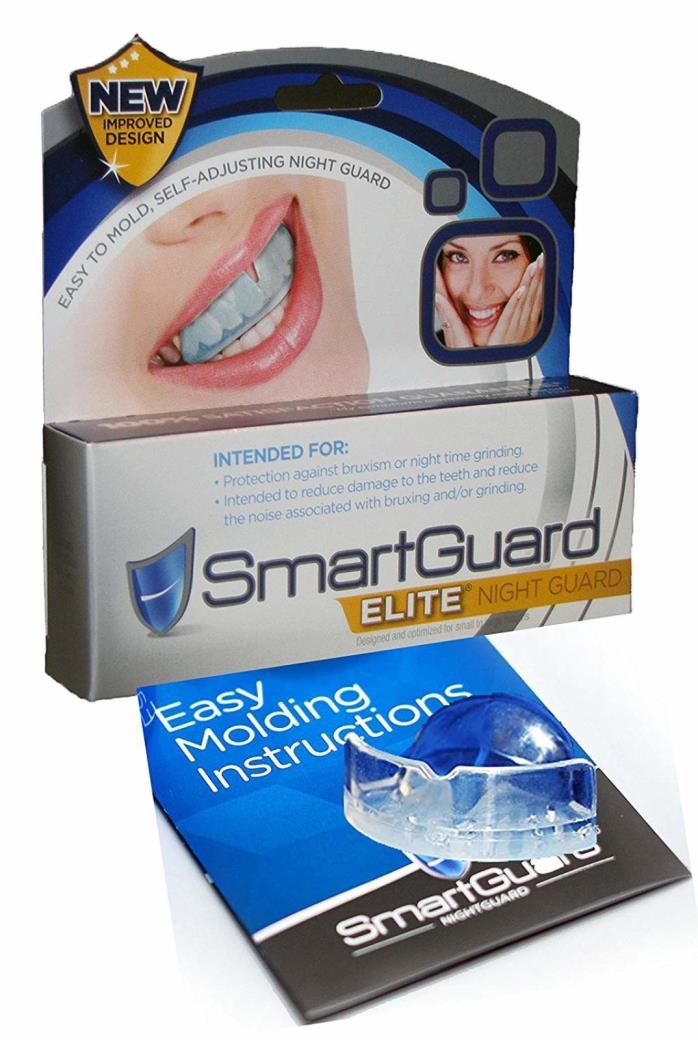 SmartGuard Elite IMPROVED Night Guard Teeth Grinding Bruxism Mouthguard New