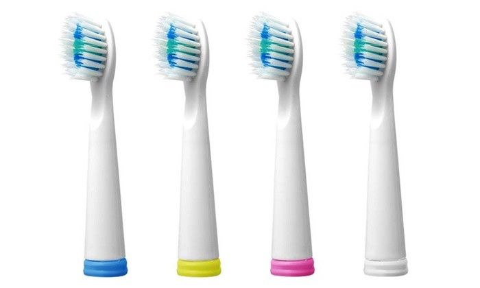 Sonic-FX Replacement Brush Heads (8-pack) Color Tooth Brush Heads 8 Brush Heads