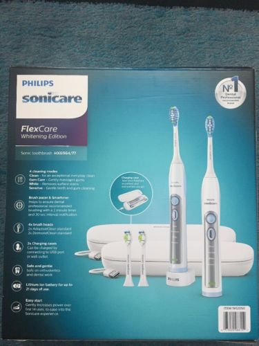 Philips Sonicare Flexcare Whitening Edition Toothbrush With Charging Travel Case