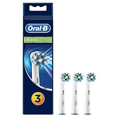 Oral-B Toothbrush Replacement Heads Cross Action Electric Brush Refill, 3 Count