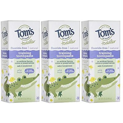 Tom's Childrens Dental Care Of Maine Toddlers Fluoride-Free Natural Toothpaste 3