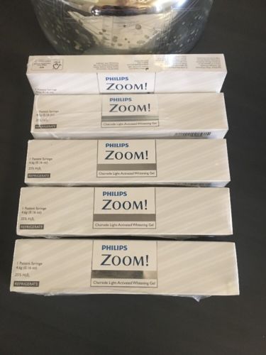 Philips Zoom Chairside Light-Activated Whitening Gel(5 Syringes)~exp 10/19