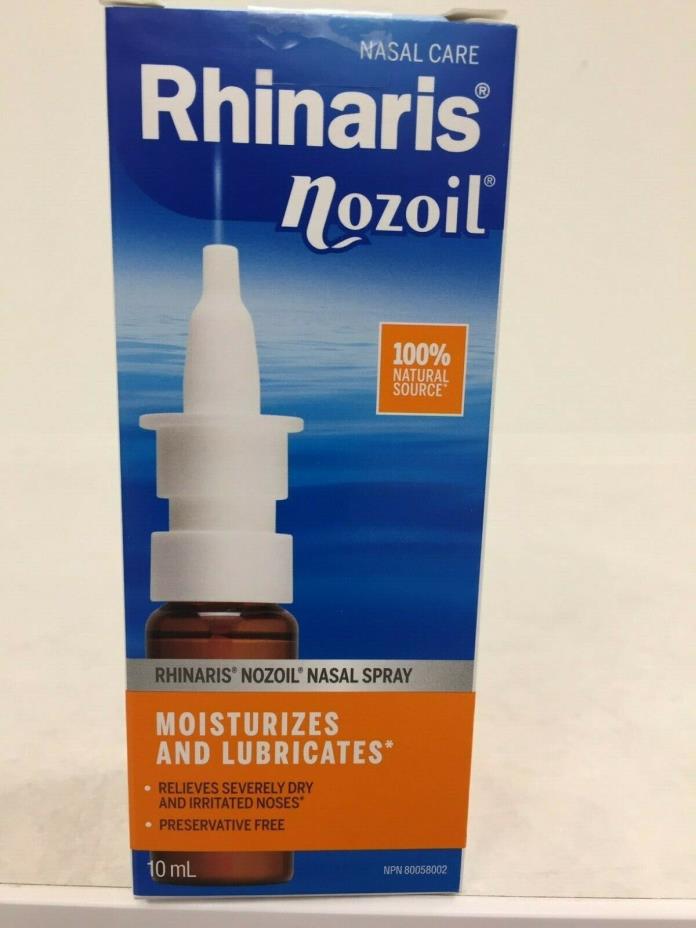 Rhinaris Nozoil Nasal Spray Dry Crusty Nose Hydrates Lubricates 10mL Sesame Oil