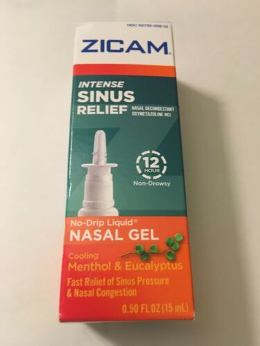 Zicam Nasal Gel Intense Sinus Relief 3/19 Sealed Box