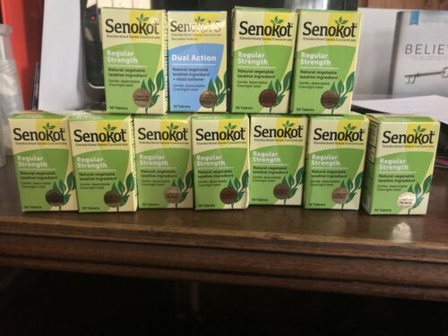 Senokot Natural Vegetable Laxative Ingredient, tablets, 500 tablets (10 Boxes)