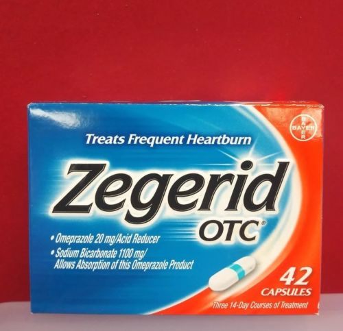 Zegerid OTC 42 Capsules for Heartburn. Exp:06/2020