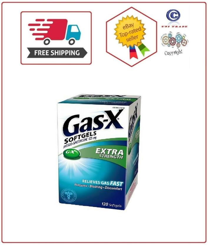 Gas-X Extra Strength Softgels 125 mg (120 ct.)