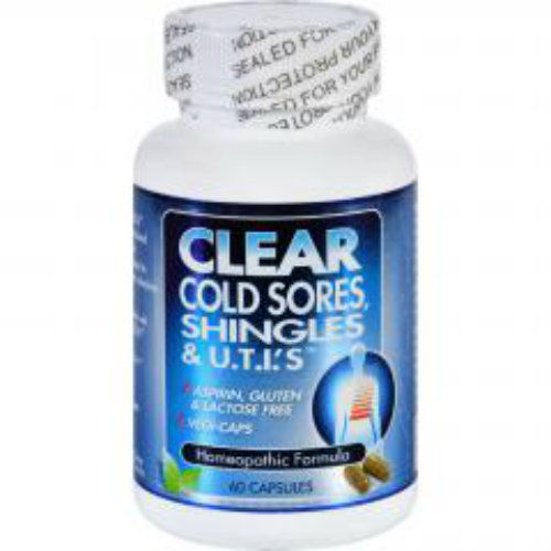 Clear SHUTI - 60 Capsules Shingles Herpes/Cold Sores Urinary Tract Infections