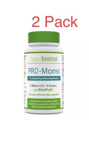 2-Pack PRO-Moms Prenatal Probiotics for Pregnant and Nursing Women 08/2018 (Ex