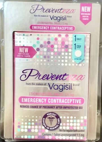 Vagisil Preventeza One Step Emergency Morning After Contraceptive,exp-08/2019