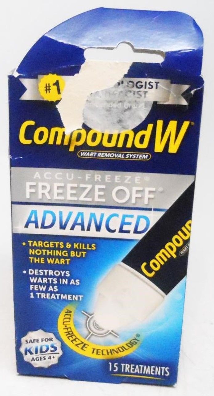 Compound W Wart Removal System Advanced Freeze Off 15 Treatments Ex: 11/2019