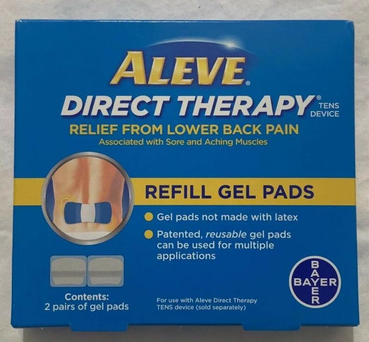 Aleve Direct Therapy – Refill Gel Pads (2 Pairs of Gel Pads) Sealed Retail Box