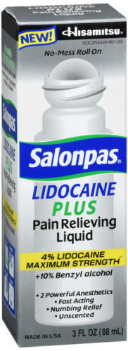 Salonpas Lidocaine Plus Roll On 3 oz