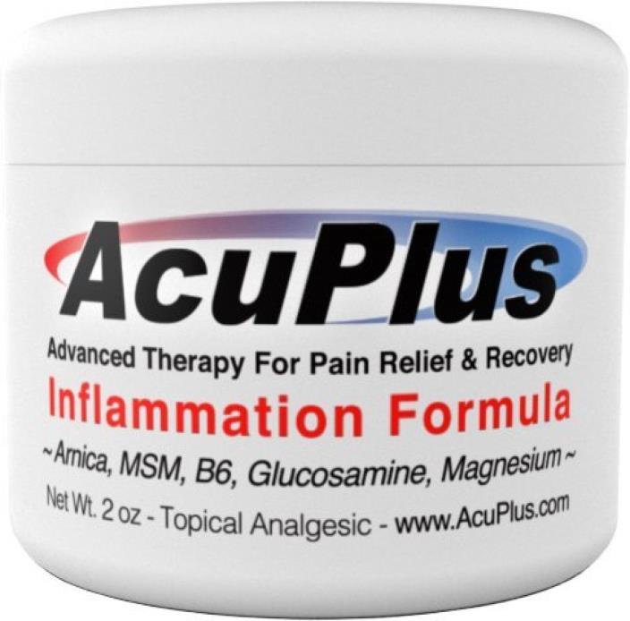 AcuPlus Pain Relief Cream 2oz Advanced Therapy Relief and Recovery from Bursitis