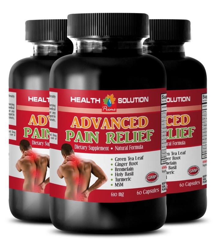 Immune support supplement - ADVANCED PAIN RELIEF - 3 Bottles- holy basil reviews
