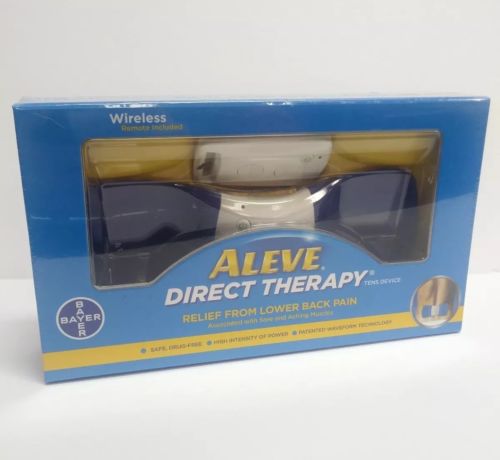 Aleve Direct Therapy Tens Device Relief from Lower Back Pain New