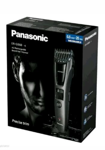 Panasonic ER-GB60K Cord/Cordless Hair and Beard Trimmer Shaver 100-240V