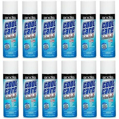 ANDIS Cool Care Clipper Disinfectant Lubricating Spray 5-In-1 CL-12750 (12 Pack)