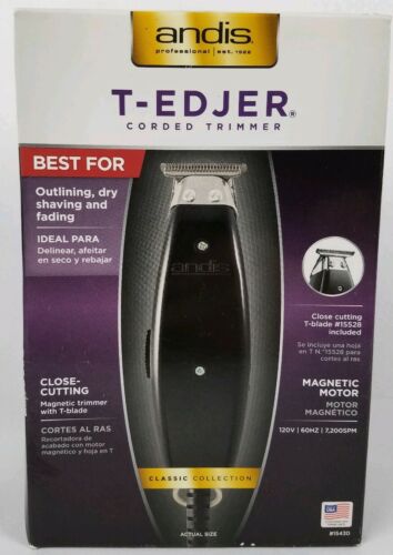 ANDIS T-EDJER CLASSIC TRIMMER, BLACK