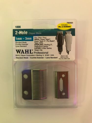 Wahl 2-Hole Clipper Blade  #1006 (785051)
