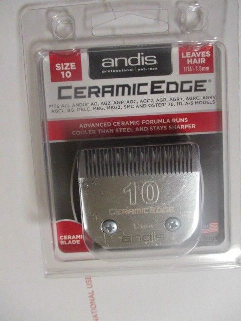 ANDIS Ceramic Edge Replacement Blade #10 (1.5mm)