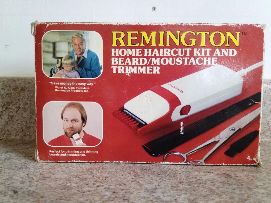 Vintage White and Red Remington corded Trimmer Model HC-100