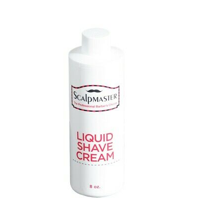 ScalpMaster Hot Lather Machine Liquid Shave Cream 8oz Made In USA SB-LatherC