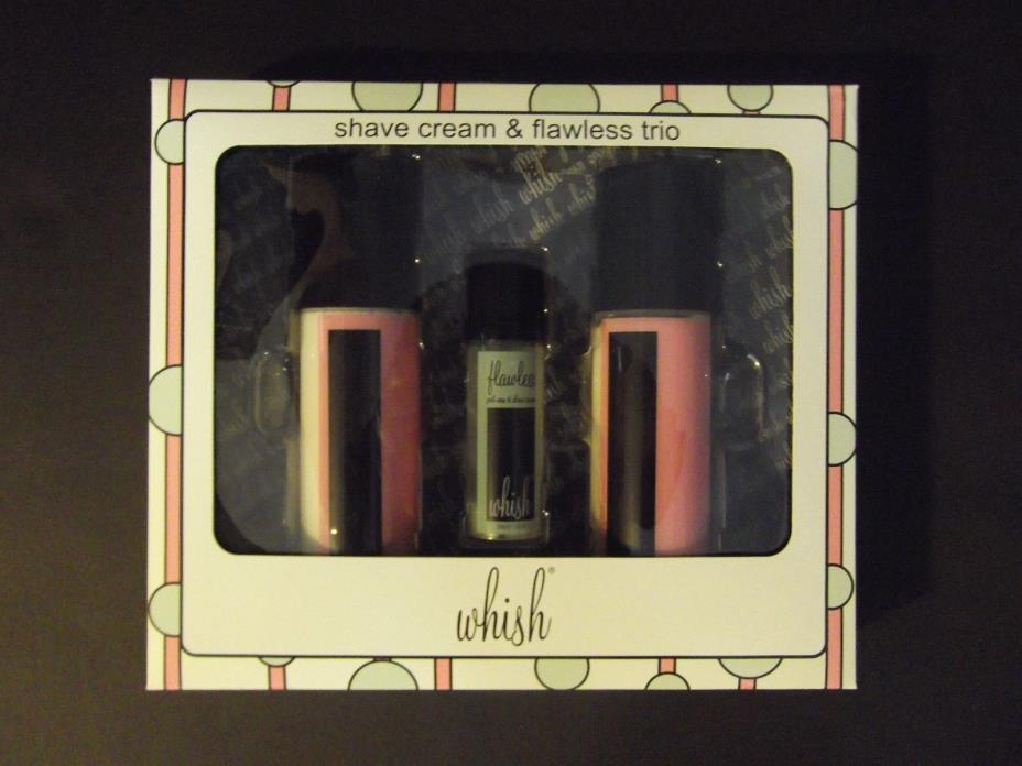 **** WHISH (SHAVING )SHAVE CREAM & FLAWLESS  TRIO *****for Women (Ladies)