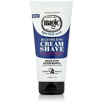 Magic Regular Fragrant Shaving Cream, 6-Ounce Tube (Pack of 6) by Magic