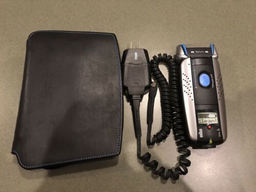 Braun Syncro 7570 Cordless Rechargeable Men's Electric Shaver w/ Charger & Case