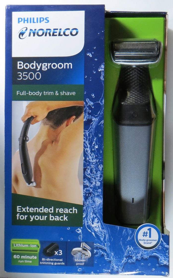 NORELCO BODYGROOM 3500 FUUL BODY TRIM & SHAVE BRAND NEW